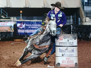 TS Shake em Tex Futurity, Open & Rodeo Money-earner, 3rd in round A BFA Juvenile